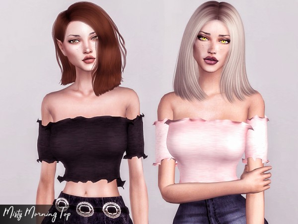  The Sims Resource: Misty Morning Top by Genius666
