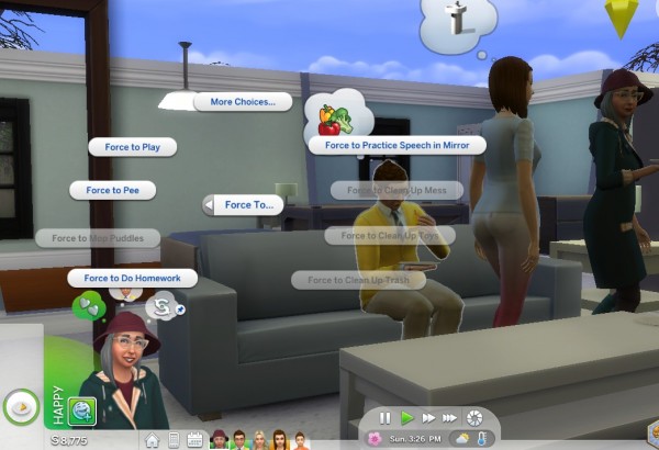  Mod The Sims: Parenting interactions  by Vmars