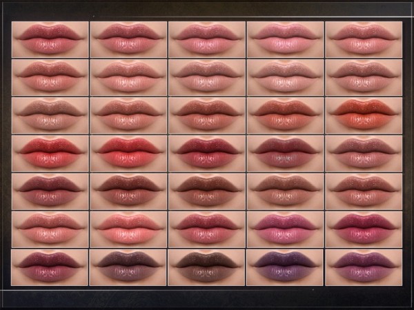  The Sims Resource: Linoleic Lipstick by RemusSirion