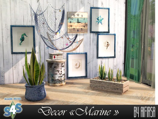  Aifirsa Sims: Marine decor for a beach house