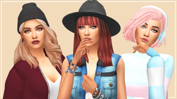  Aveline Sims: Susanna, Sue and Susie   opposite triplets
