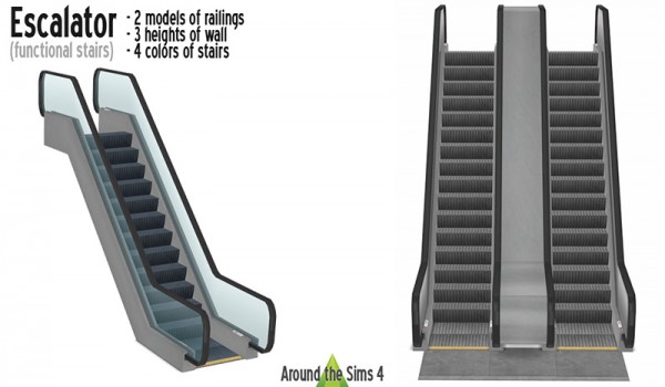  Around The Sims 4: Escalator