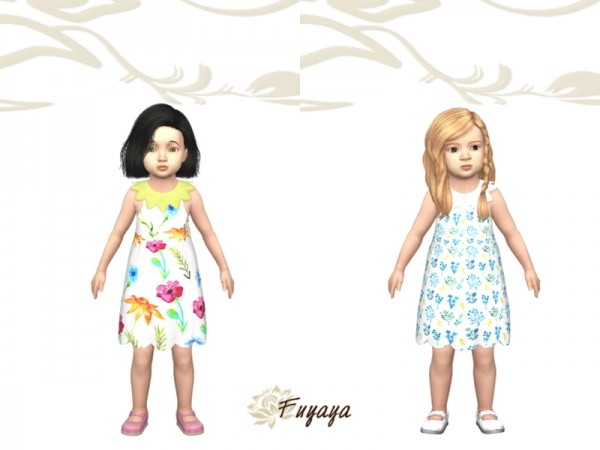 Sims Artists: Dress coralle