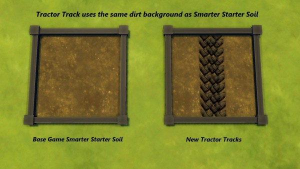  Mod The Sims: Farm and Orchard II: Tractor Tracks Terrain Paint by Snowhaze