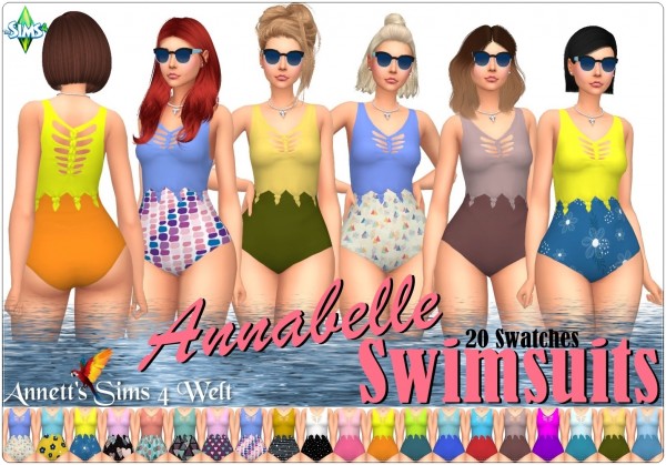  Annett`s Sims 4 Welt: Swimsuits Annabelle