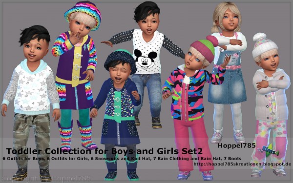  Hoppel785: Toddler Collection for Boys and Girls Set 2