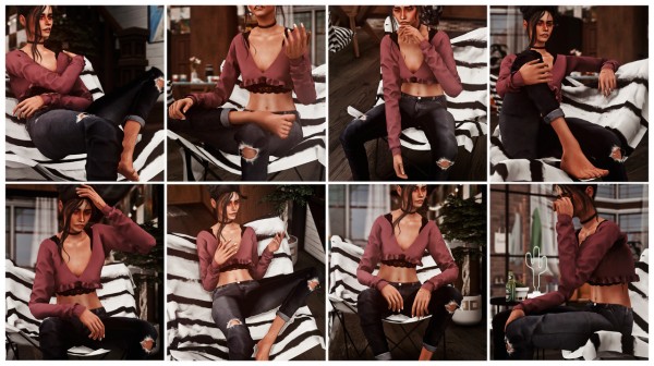  Andromeda Sims: “GET COMFY”   a chair pose pack