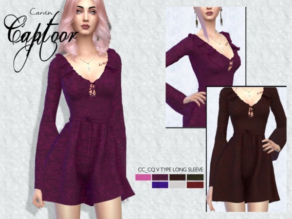  The Sims Resource: Type long sleeve by carvin captoor