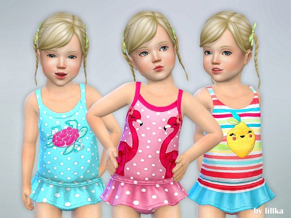  The Sims Resource: Toddler Swimsuit P04 by lillka