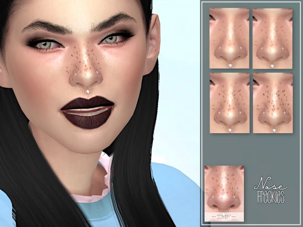  The Sims Resource: Nose Freckles N.04 by IzzieMcFire