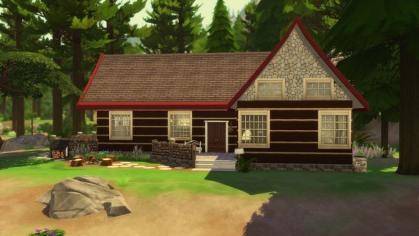 Simming With Mary: Cozy cabin