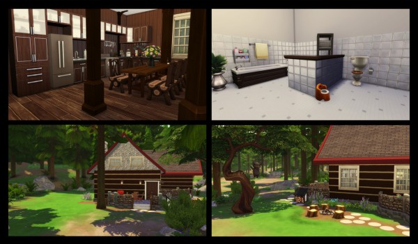 Simming With Mary: Cozy cabin