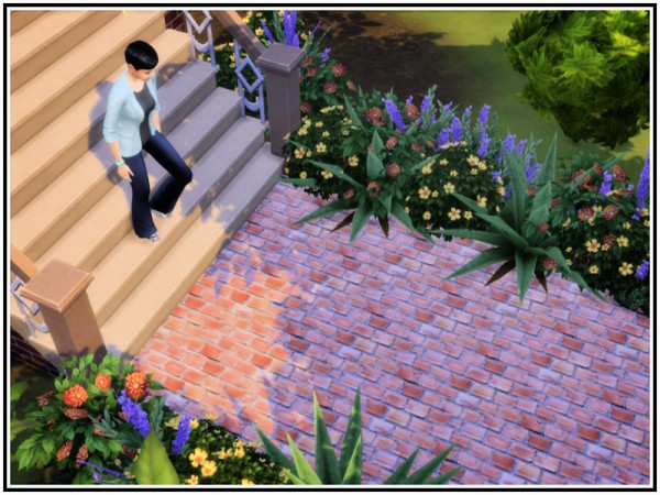  The Sims Resource: Brick Paving by marcorse