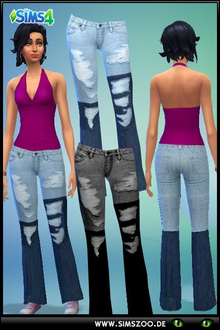  Blackys Sims 4 Zoo: Jeans hose by nicy1