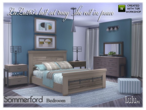  The Sims Resource: Sommerford Bedroom by Lulu265