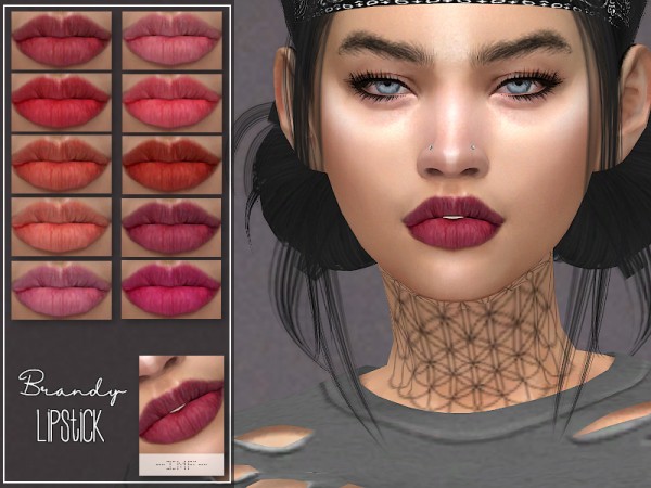  The Sims Resource: Brandy Lipstick N.114 by IzzieMcFire