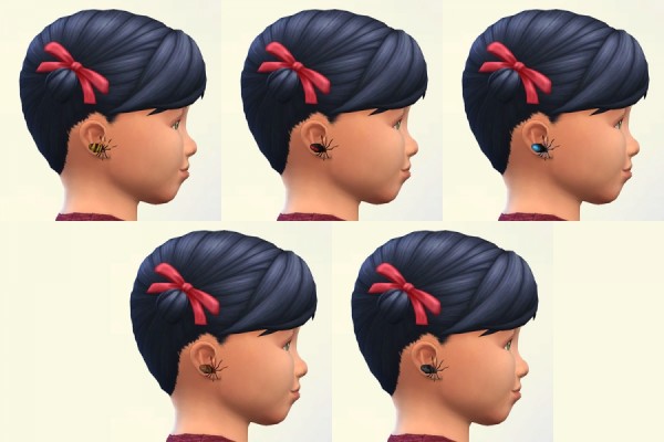Sims Artists: Arachnoreil earrings