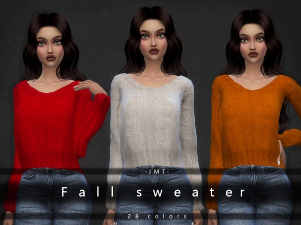  The Sims Resource: Fall sweater by JMT