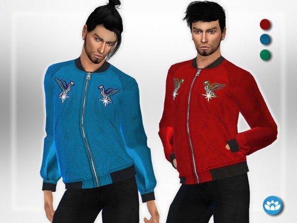  The Sims Resource: Bomber Jacket by Puresim
