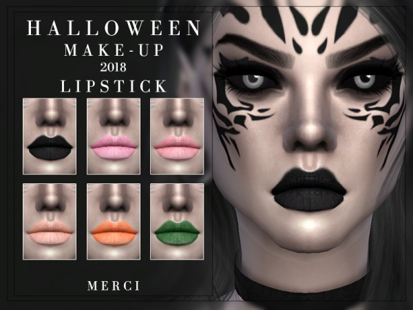  The Sims Resource: Lipstick Halloween 2018 by Merci