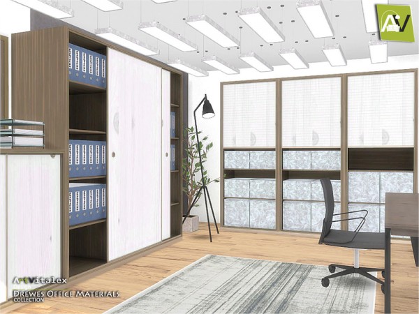  The Sims Resource: Drewes Office Materials by ArtVitalex