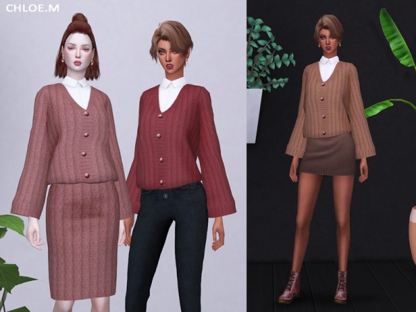  The Sims Resource: Sweater by ChloeMMM