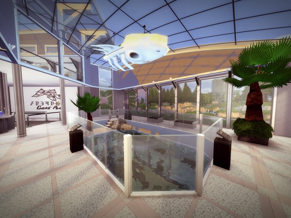  The Sims Resource: Aquarium Of Newcrest   NO CC! by melcastro91