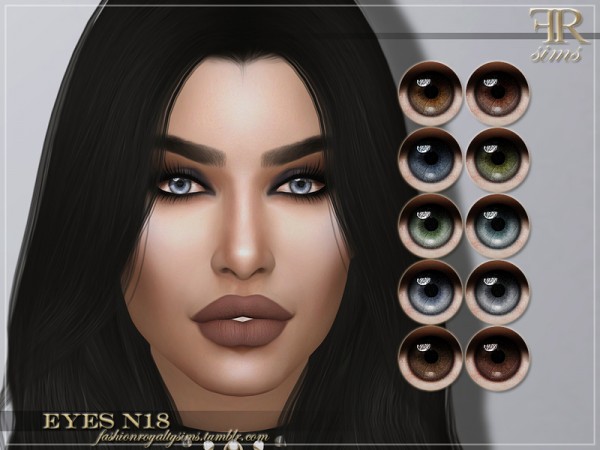  The Sims Resource: Eyes N18 by FashionRoyaltySims