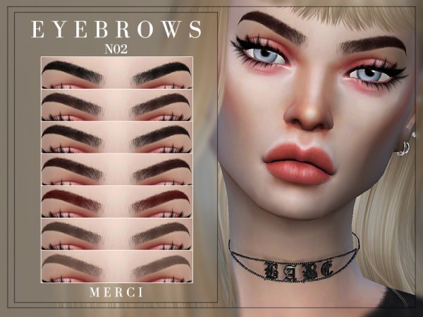 The Sims Resource: Eyebrows N02 by Merci