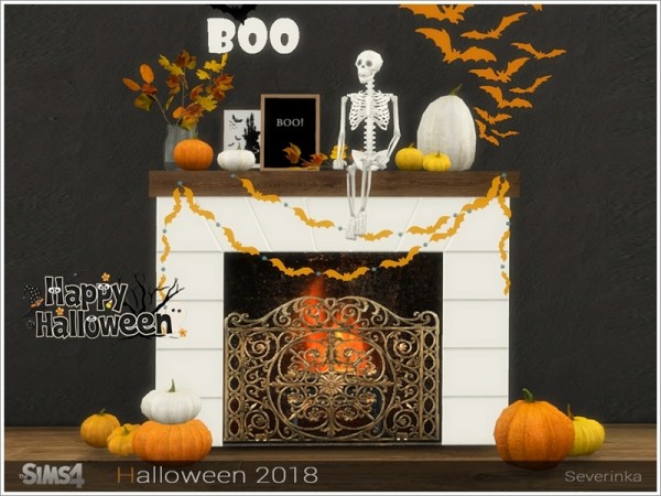  The Sims Resource: Halloween 2018 decorative set by Severinka