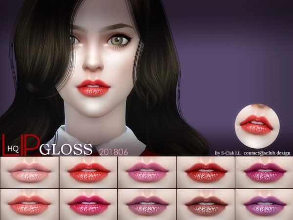  The Sims Resource: Lip 201806 by S Club