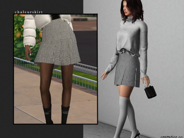  The Sims Resource: Chaleur Skirt by cosimetics