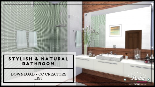  Dinha Gamer: Stylish and Natural Bathroom