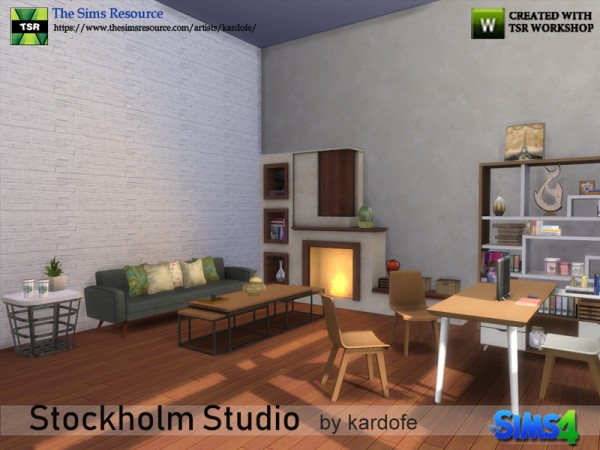  The Sims Resource: Stockholm Studio by kardofe