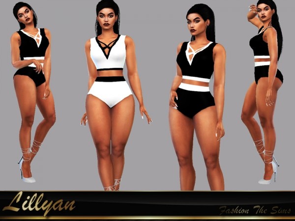  The Sims Resource: Swimsuit Samira by LYLLYAN