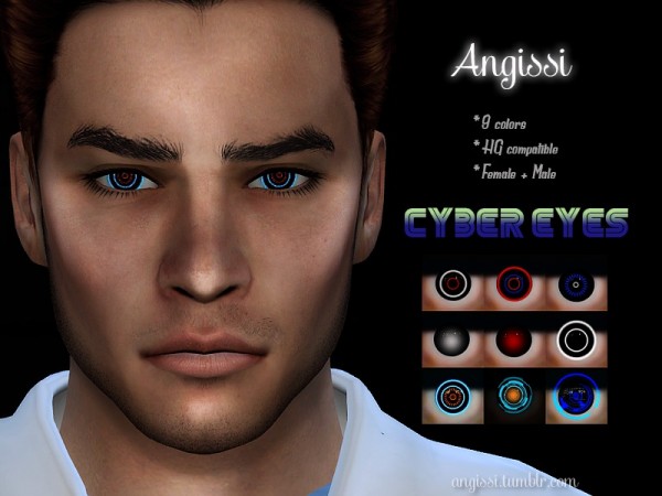  The Sims Resource: Cyber Eyes by ANGISSI
