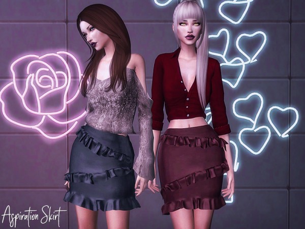  The Sims Resource: Aspiration Skirt by Genius666