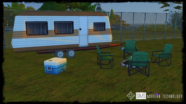  Sims Modern Technology: Functional RV Camper