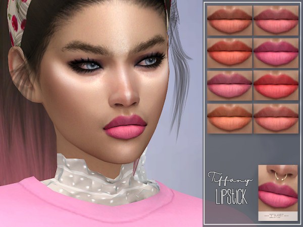  The Sims Resource: Tiffany Lipstick N.117 by IzzieMcFire