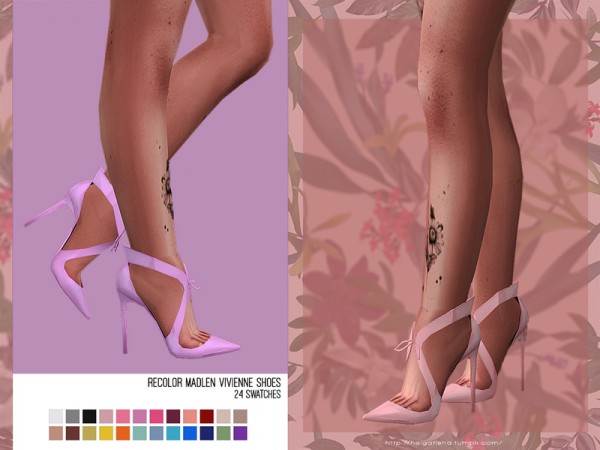  The Sims Resource: Madlen`s Vivienne Shoes recolored by HelgaTisha