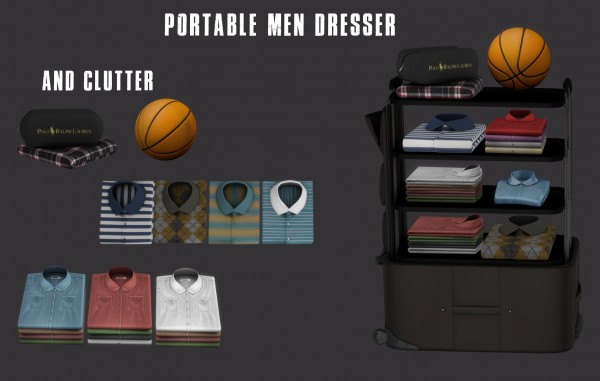  Leo 4 Sims: Portable Dresser