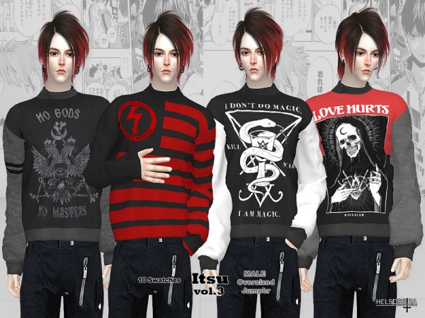  The Sims Resource: ITSU   Vol.3 Jumper by Helsoseira