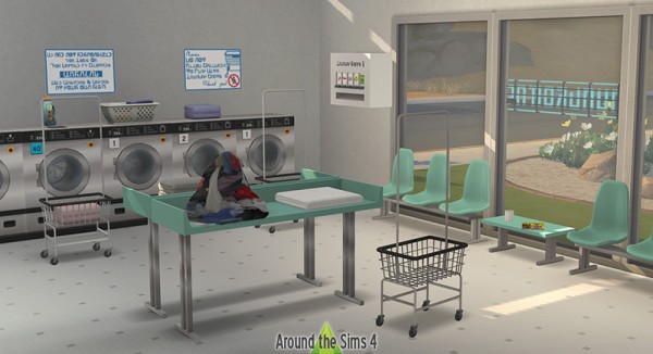 Around The Sims 4: Laundromat