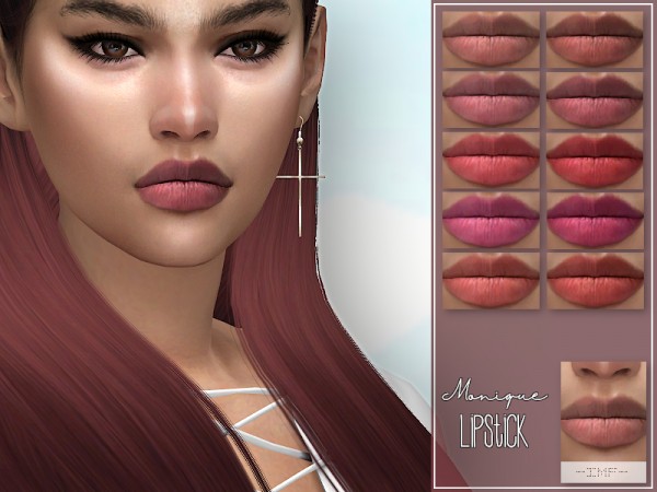  The Sims Resource: Monique Lipstick N.116 by IzzieMcFire