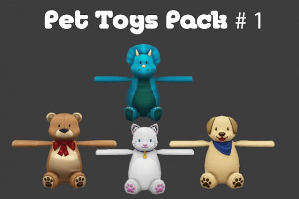  MSQ Sims: Pet Toys Pack 1