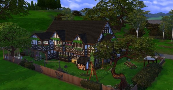 Sims Artists: Structured house