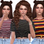 The Sims Resource: GYZ Choker by Grafity Sims • Sims 4 Downloads