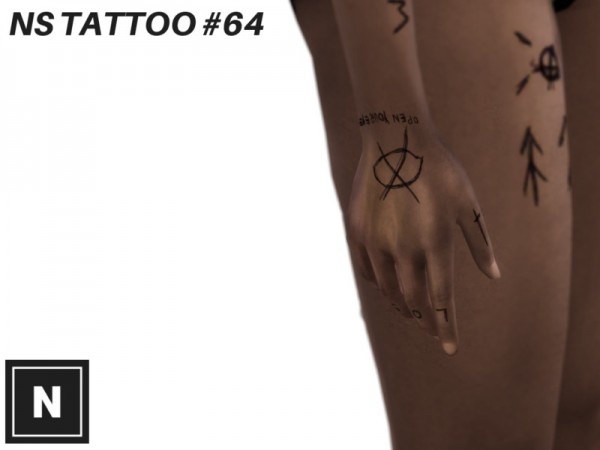 The Sims Resource: Tattoo 64   Final by networksims