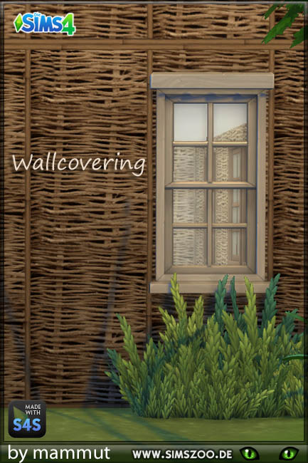  Blackys Sims 4 Zoo: Wattling walls by mammut