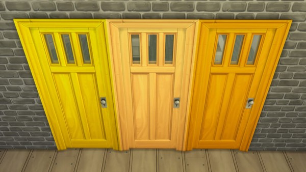 La Luna Rossa Sims Over Designed Window Door Colored • Sims 4 Downloads